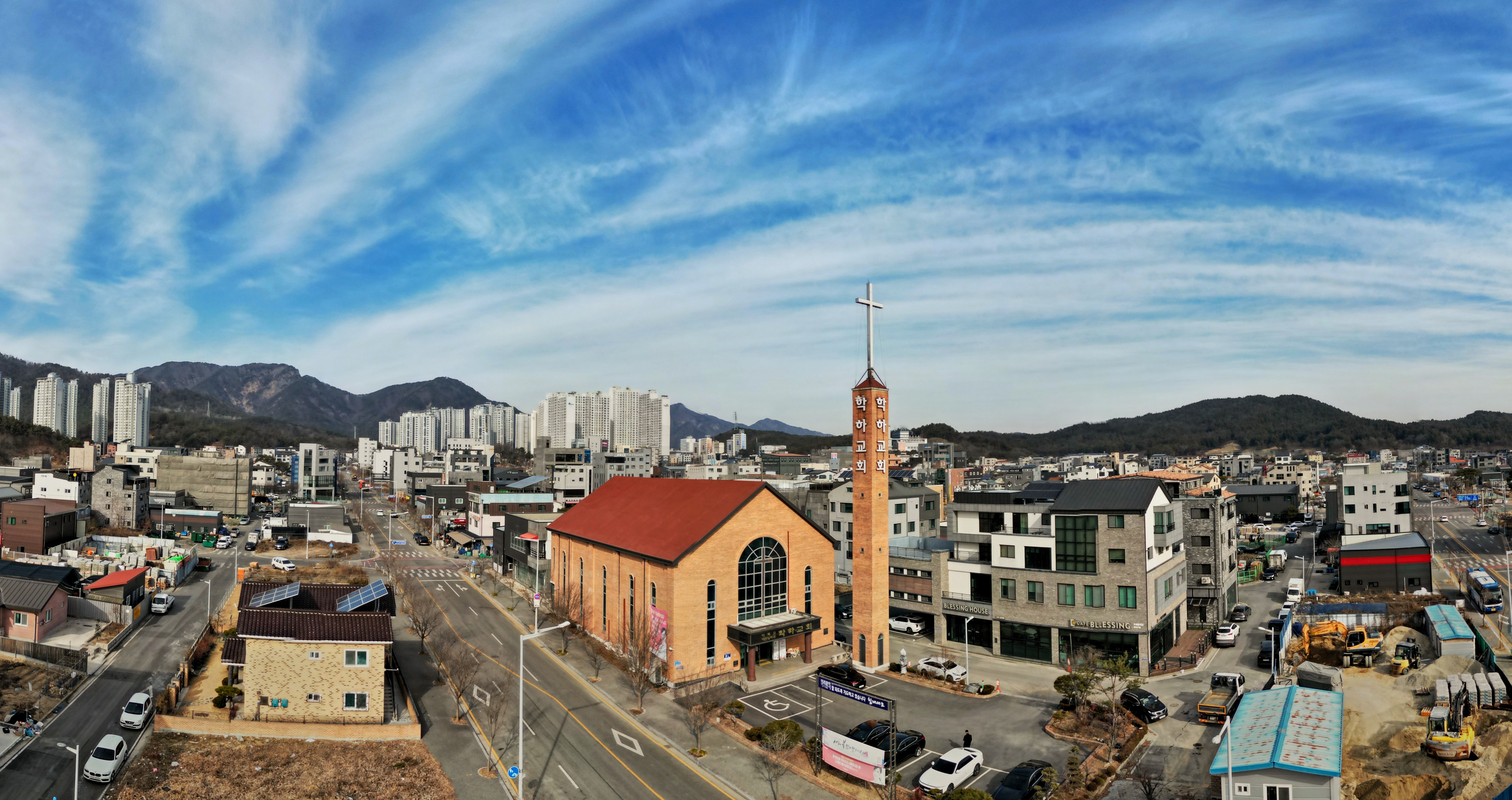 학하교회 전경